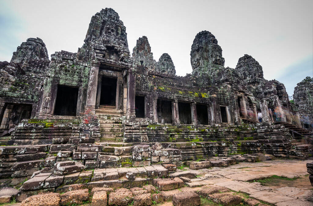 Bayon Stone Faces Architecture